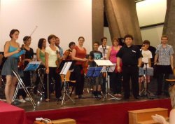 Orchestre de l'école de musique Guy Candeloro. Photo Evelyne Giudice