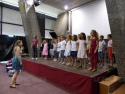 La chorale des enfants. Photo Évelyne Giudice