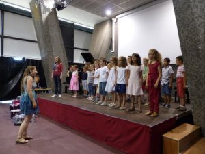La chorale des enfants. Photo Evelyne Giudice